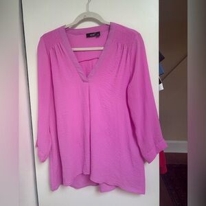 a.n.a Vibrant Pink Women's Blouse